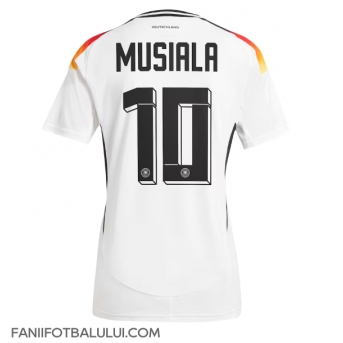 Germania Jamal Musiala #10 Tricou Fotbal Replică European 2024 Barbati Acasa